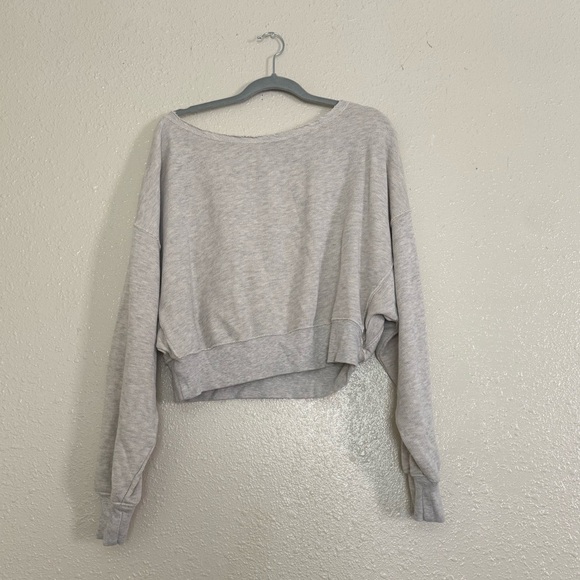 Free People Jojo Sweatshirt in Sandy Beige - Picture 2 of 6